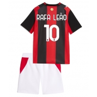 AC Milan Rafael Leao #10 Hemmaställ Barn 2026-27 Kortärmad (+ Korta byxor)